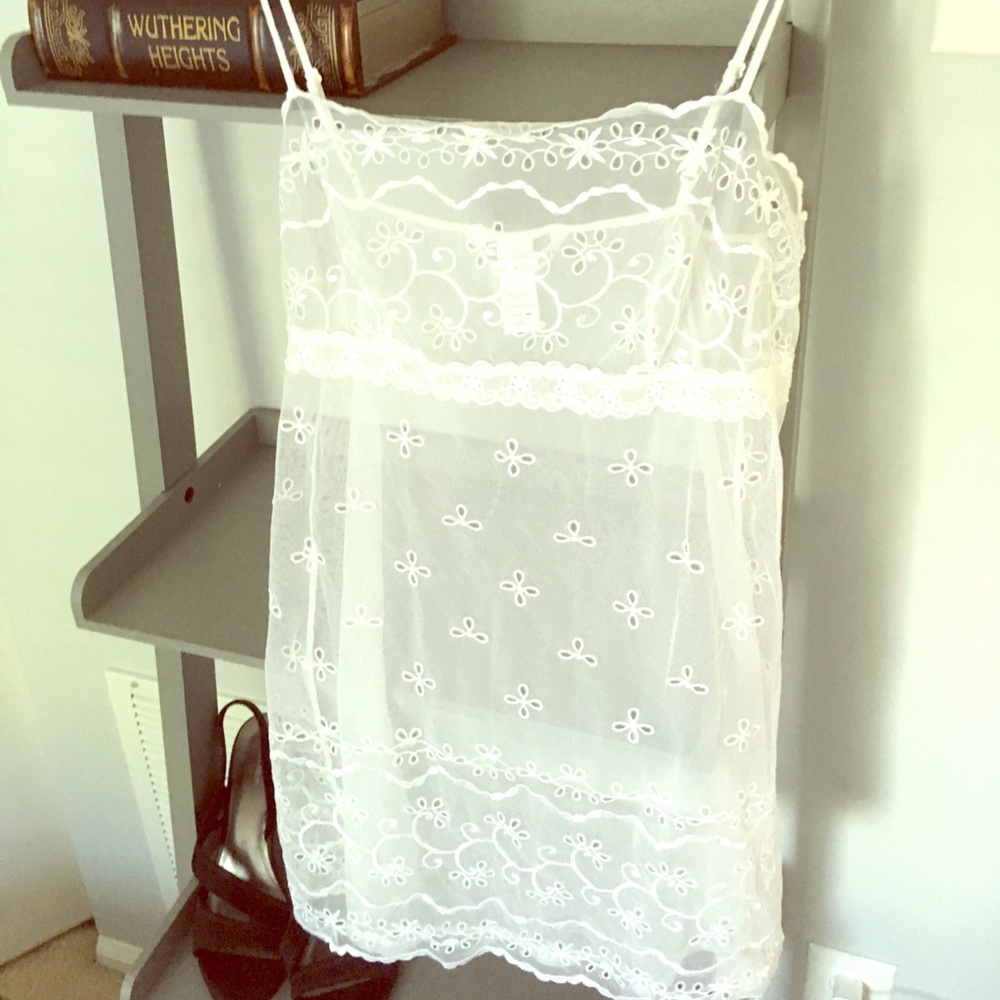Victoria’s Secret White Lace Babydoll